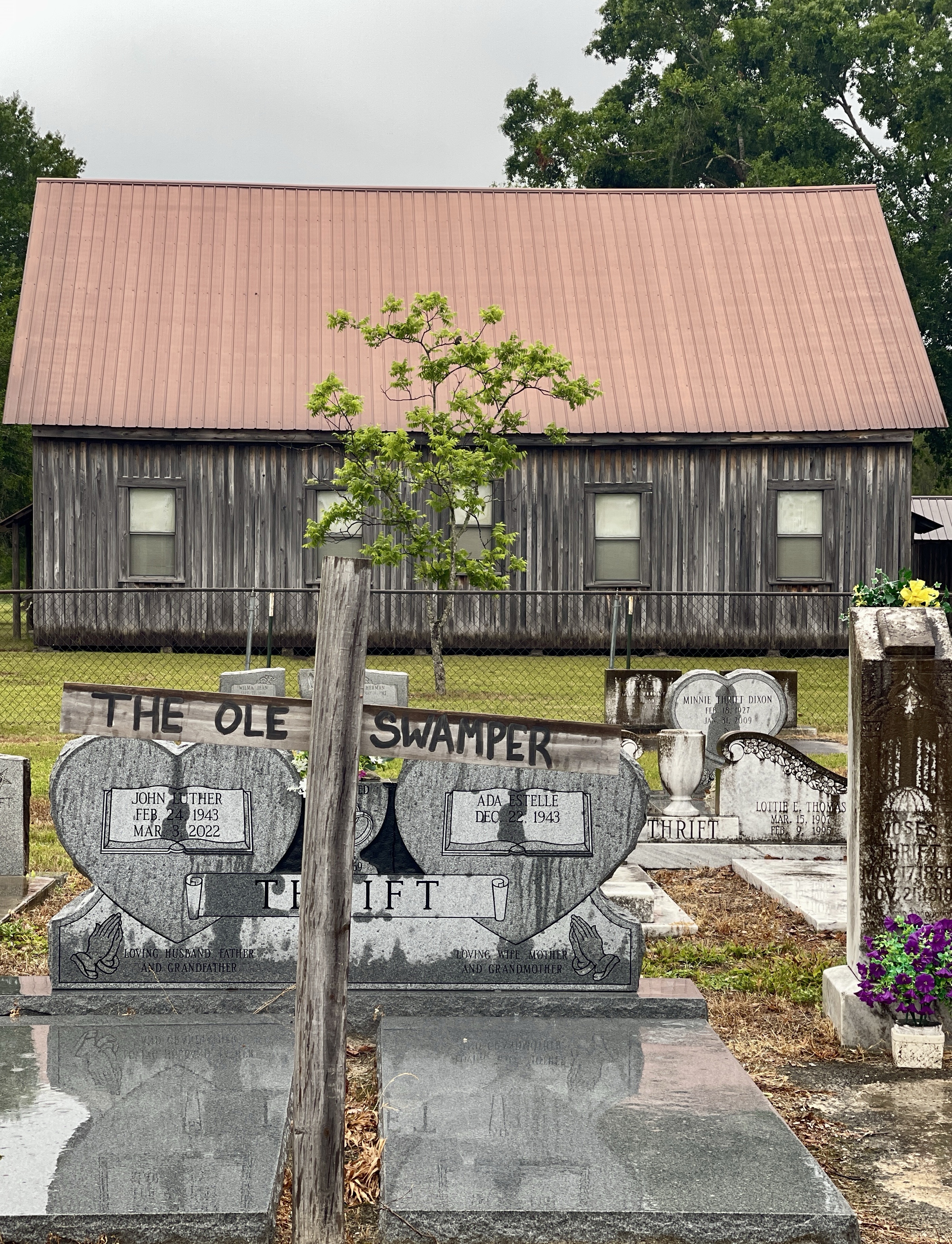 Piney Grove Primitive Baptist Church & Cemetery in Needham, GA