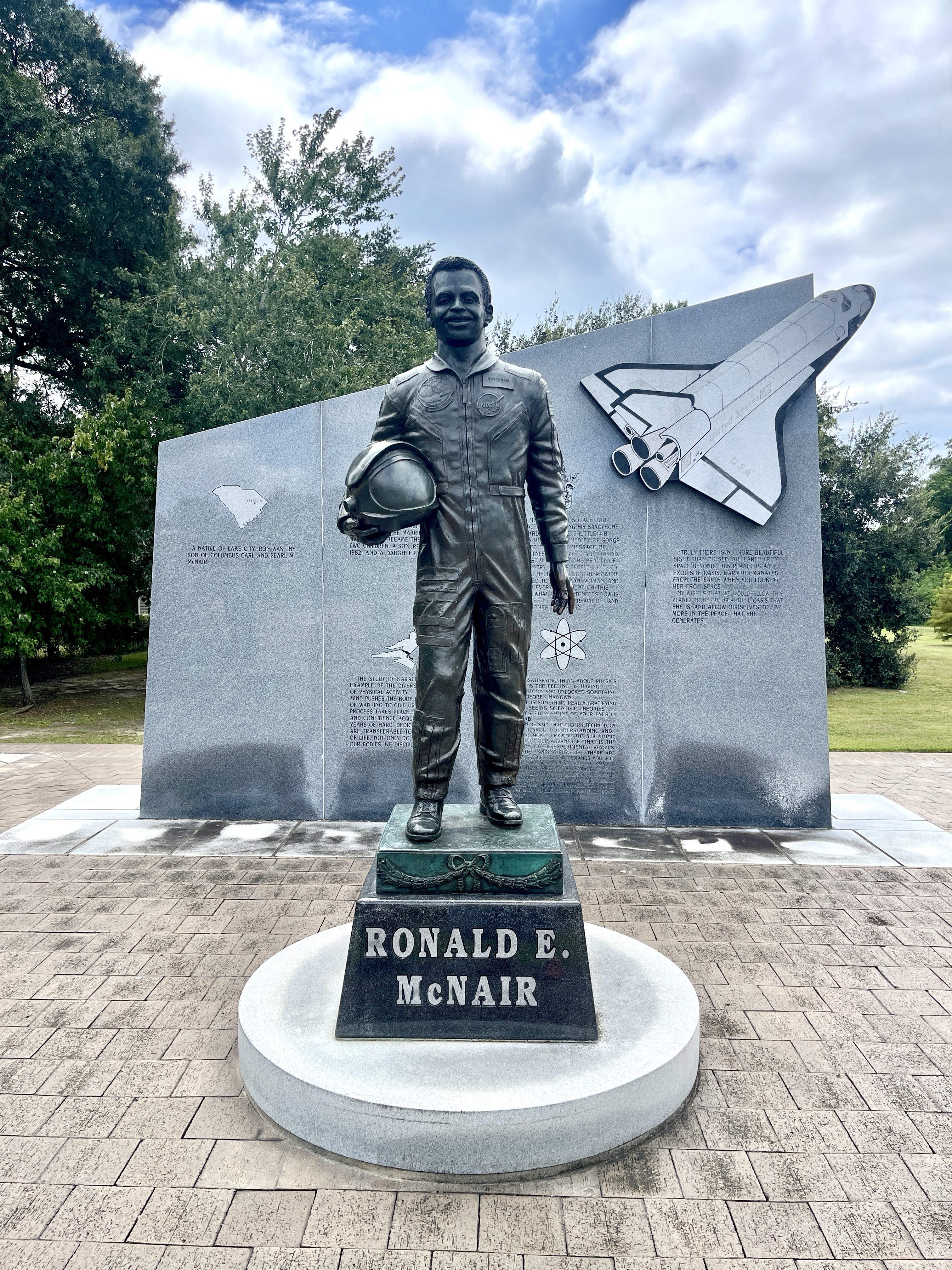 Tomb of Astronaut Ronald McNair in Lake City, SC