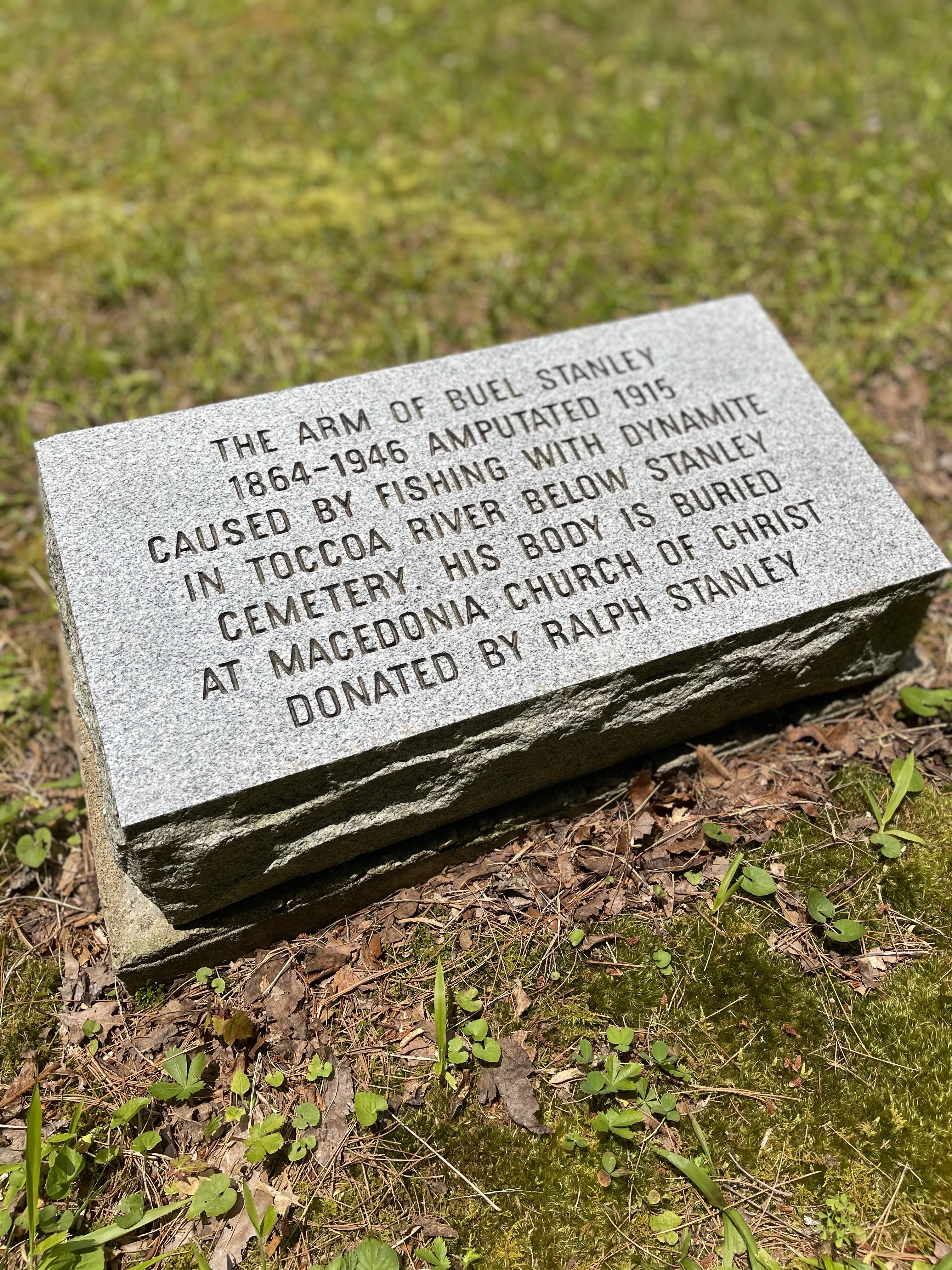 The Arm of Buel Stanley in Blue Ridge, Ga
